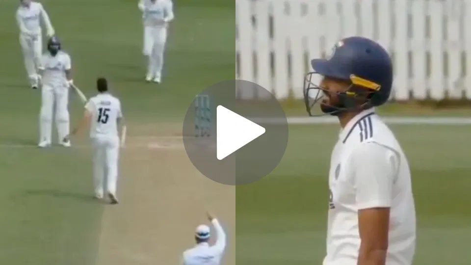 Watch- Devdutt Padikkal Fumes At Umpire After Getting Out On 199 vs NZ A